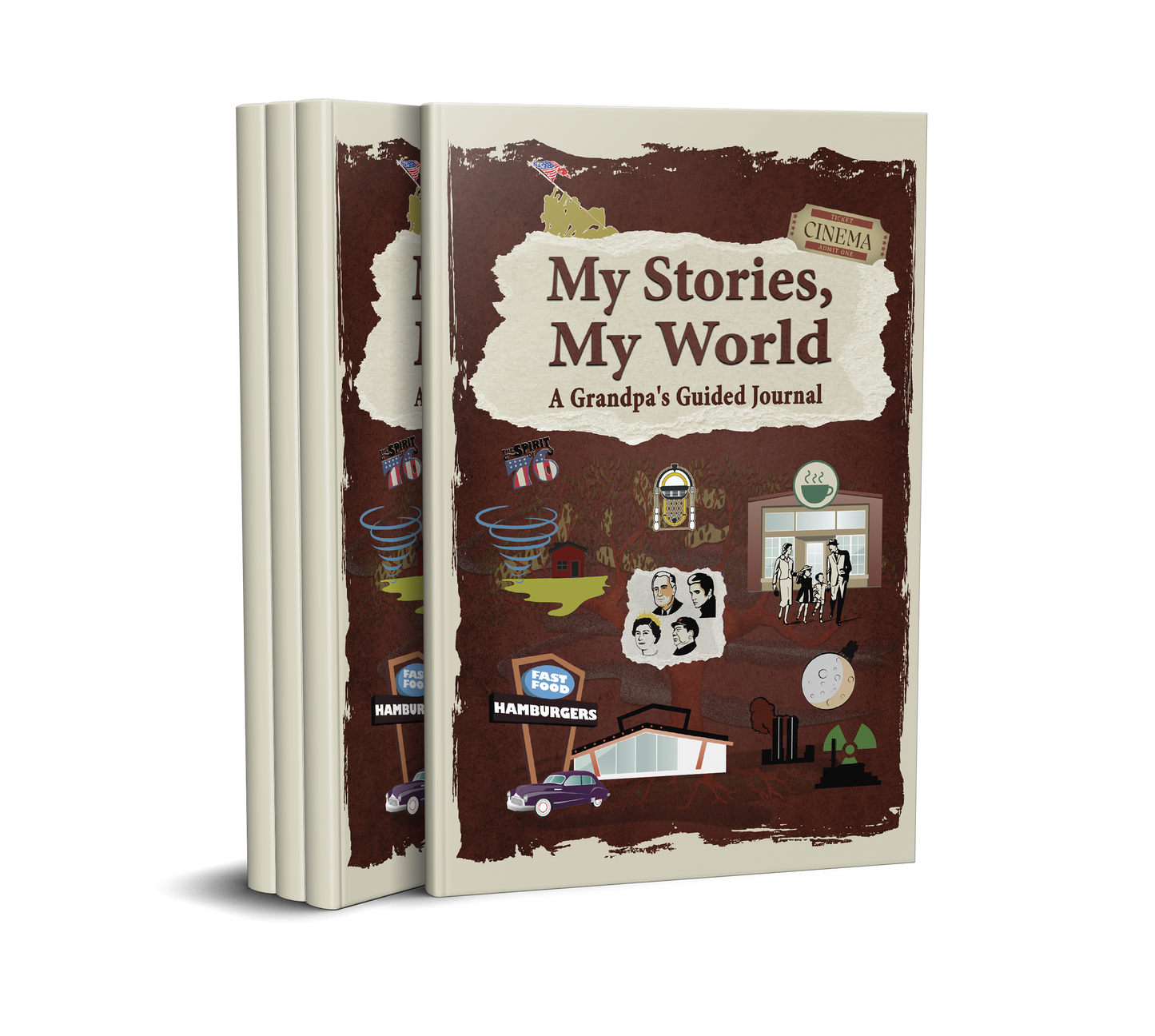 My Stories, My World: A Grandpa's Guided Journal